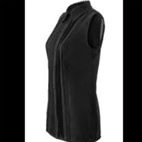 CAbi Black Jagger Blouse Vintage Look #3266 Small - Picture 4 of 7